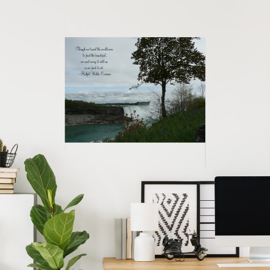 Poster Printemps à Niagara Falls-Canada/avec devis (Bureau à domicile)