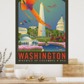 Poster Printemps à Washington (Cuisine)