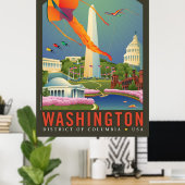 Poster Printemps à Washington (Bureau à domicile)