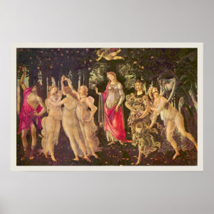 Poster Printemps, Allégorie du Printemps par Sandro Botti