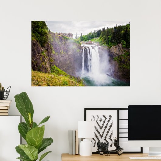 Poster Printemps aux Chutes (Bureau à domicile)