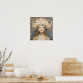 Poster Printemps Bluebell Flower Art Imprimer (Cuisine)