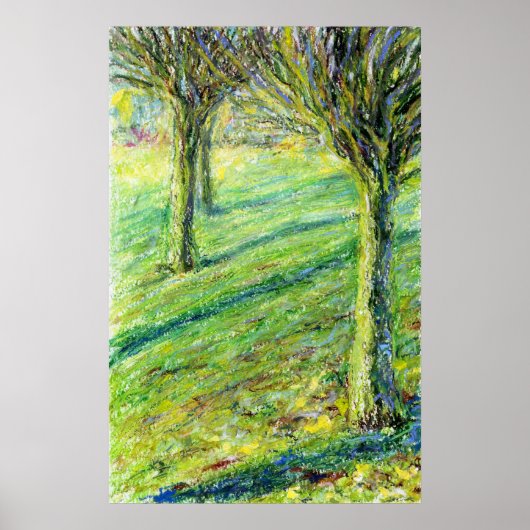 Poster Printemps dans le parc West, Long Eaton (impressio (Devant)