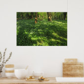 Poster Printemps dans les bois (Cuisine)