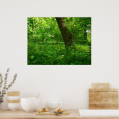 Poster Printemps dans les bois (Cuisine)