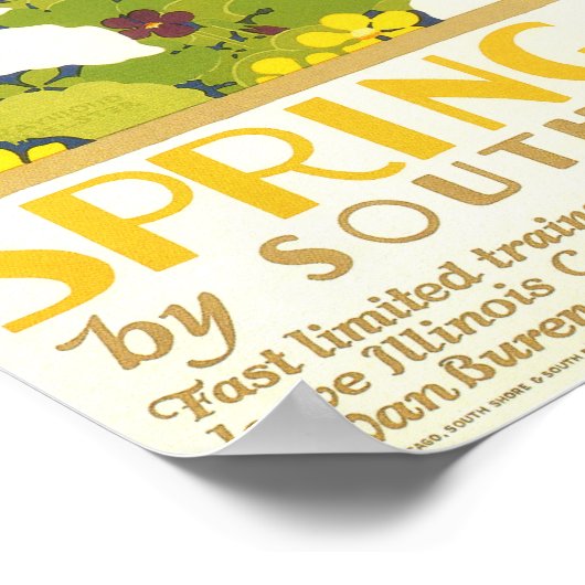 Poster Printemps - Dans Les Dunes (Coin)