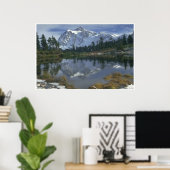 Poster Printemps dans les Hautes Montagnes (Bureau à domicile)