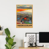 POSTER PRINTEMPS EN HOLLANDE (Bureau à domicile)