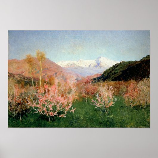 Poster Printemps en Italie, 1890 (Devant)