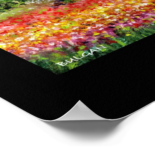 POSTER PRINTEMPS EN TOSCANE 2 (Coin)