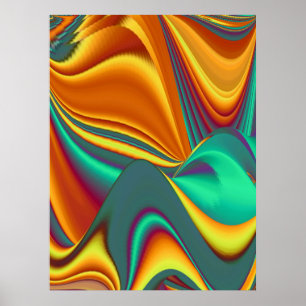 Poster Printemps Été Automne Fleurs Magie