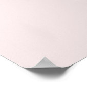 Poster PRINTEMPS Fleur tendance Rose (Coin)