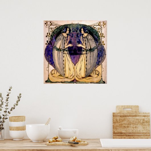 Poster Printemps - Frances MacDonald (Cuisine)