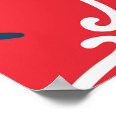 Poster Printemps, Joyeux Noël folk art carré doodart (Coin)