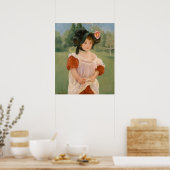 Poster Printemps : Margot debout dans un jardin | 1900 (Cuisine)