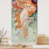 Poster Printemps par Alfons Mucha (Cuisine)