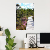 Poster Printemps sur la Marche des tourbières (Bureau à domicile)