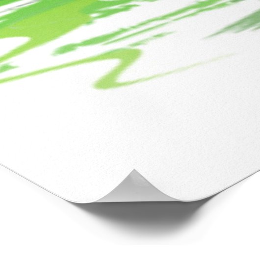 Poster Printemps vert (Coin)