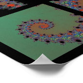 Poster Pris dans une spirale (Coin)