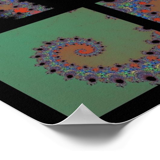 Poster Pris dans une spirale (Coin)