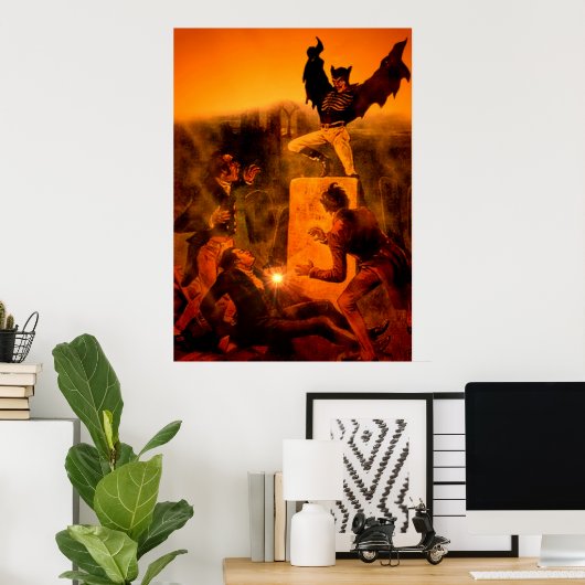 Poster prise à ressort numéro 3 (Bureau à domicile)