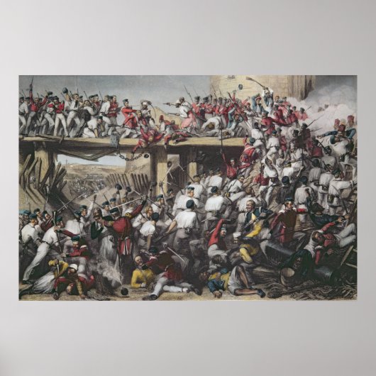 Poster Prise d'assaut de Delhi (Devant)