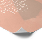 Poster Prise de décisions - Devis Office Inspirational (Coin)