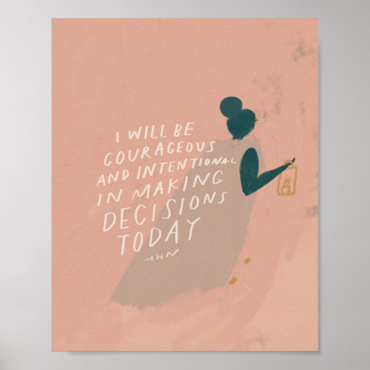 Poster Prise de décisions - Devis Office Inspirational (Devant)