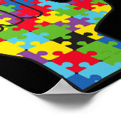 Poster Prise en charge de la Sensibilisation sur l'autism (Coin)