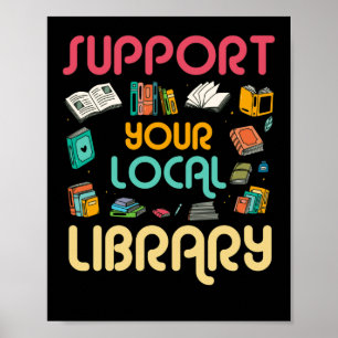 Poster Prise en charge de vos lecteurs de livres de bibli