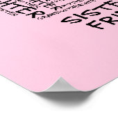 Poster Prise en charge des personnes aimées (texte noir) (Coin)