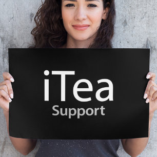 Poster Prise en charge iTea - Un jeu de mots pour les ama