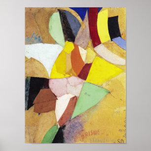 Poster Prises solaires simultanées   Sonia Delaunay  