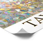 Poster Prismatic Stained Glass Effect - Rainbow Prismatic (Coin)