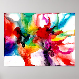 Poster Prisme de bijoux - Aquarelle