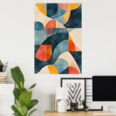 Poster Prisme Dimensionnel Vibrant (Bureau à domicile)