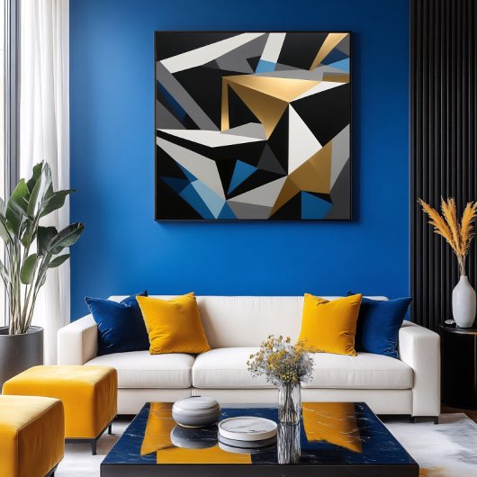 Poster Prisme Géométrique de Luxe