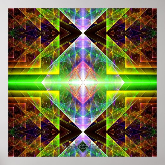 Poster Prisme triangulaire (Devant)