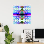 Poster Prisme triangulaire inversé (Bureau à domicile)
