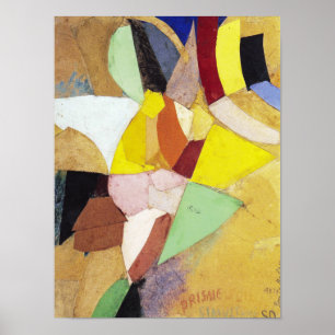 Poster Prismes solaires simultanés Sonia Delaunay