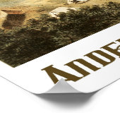 Poster Prison d'Andersonville (Camp Sumter), vue aérienne (Coin)