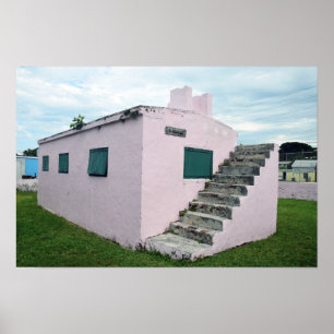 Poster Prison rose des Bahamas, Green Turtle Cay