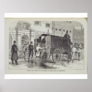 Poster Prison Van prise de prisonniers à la Maison de Det