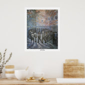 Poster Prisonniers Exercice par Vincent van Gogh (Cuisine)