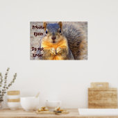 Poster Privé Veuillez imprimer (Cuisine)