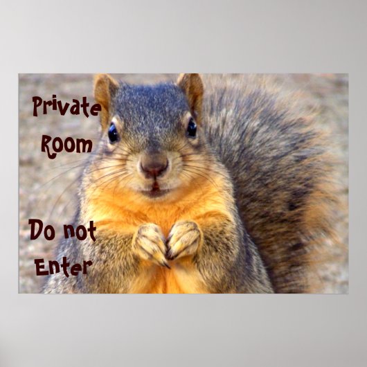 Poster Privé Veuillez imprimer (Devant)