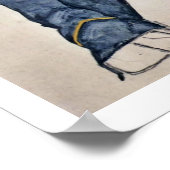 Poster Privé Volontaire Par Schiele Egon (Coin)