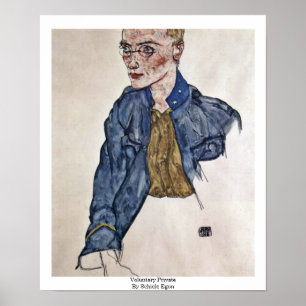 Poster Privé Volontaire Par Schiele Egon