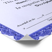 Poster Prix Blue Ribbon (Coin)