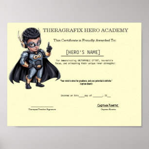 Poster Prix de concentration et de détermination en théra